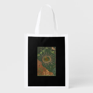 Whimsigoth Swirl Poster Grocery Bag