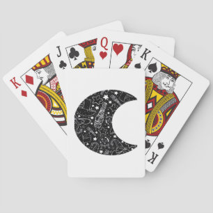 Whimsigoth Witch Moon Wicca Kawaii Goth Tattoo Ast Poker Cards