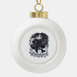 Whimsigoth With City Classic – Urban Magic Meets F Ceramic Ball Christmas Ornament