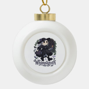 Whimsigoth With City Classic – Urban Magic Meets F Ceramic Ball Christmas Ornament