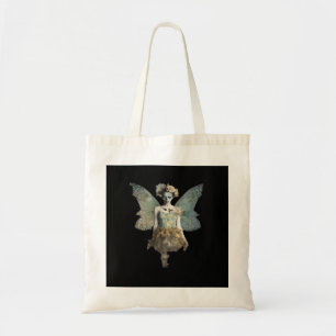 Whimsigoth Zombie Fairy Old Timey Gothic Moody Art Tote Bag