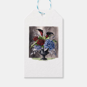 Whimsigothic – Gothic Floral Vase Aesthetic Classi Gift Tags