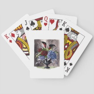 Whimsigothic – Gothic Floral Vase Aesthetic Classi Poker Cards