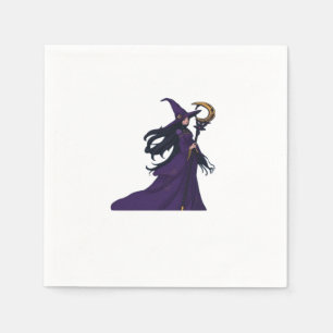 Whimsigothic Moon Witch Napkins