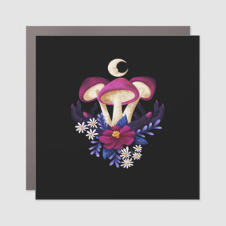 Whimsigothic Mushrooms Classic Car Magnet
