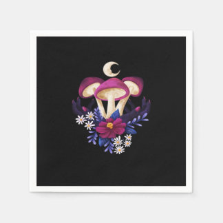 Whimsigothic Mushrooms Classic Napkins