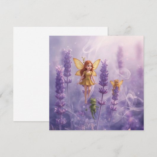 Whimsy Among the Purple Blooms (Front/Back)