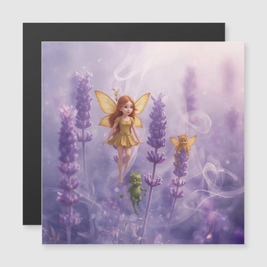 Whimsy Among the Purple Blooms (Front/Back)