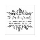 Whimsy Botanical Family Name & Return Address