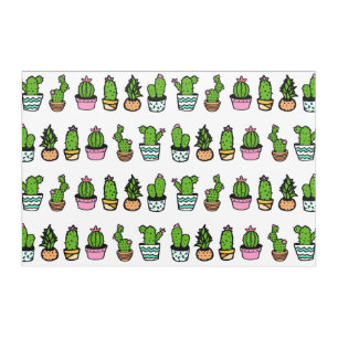 Whimsy Cacti Pots Acrylic Print