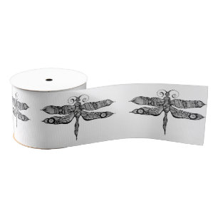 Whimsy Dragonfly Grosgrain Ribbon