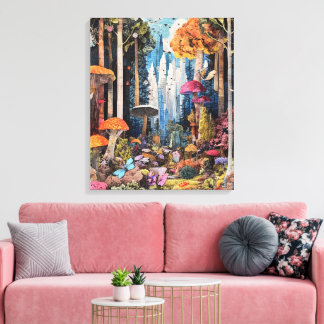  Whimsy-Enchanted-Forest Canvas Print