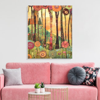  Whimsy-Enchanted-Forest Canvas Print