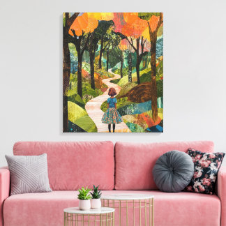  Whimsy-Enchanted-Forest Canvas Print