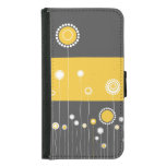 Whimsy Flowers Wallet Phone Case For Samsung Galaxy S5 at Zazzle