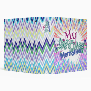 Whimsy Fun Design. 3 Ring Binder