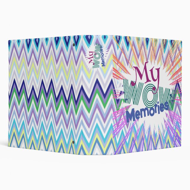 Whimsy Fun Design. 3 Ring Binder (Background)