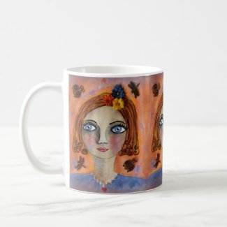 Whimsy Girl on Coffee Break Mug