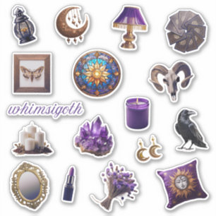 Whimsy Goth Stickers   Whimsigoth Journal Stickers