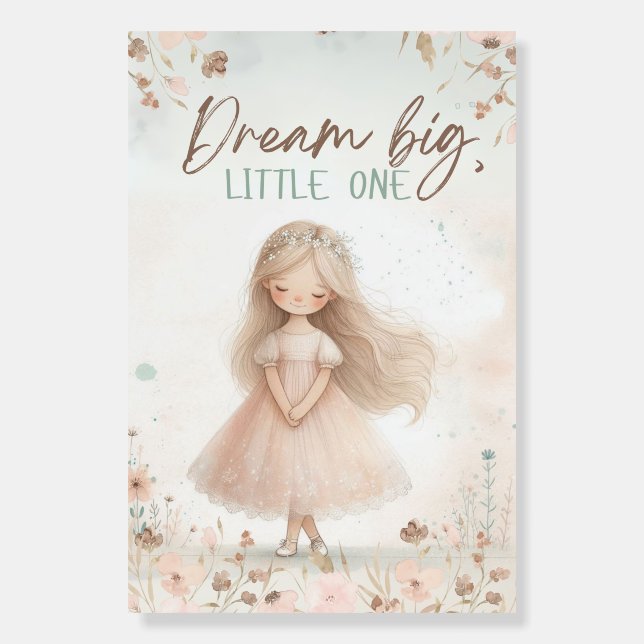 Whimsy & Grace: Dreamy Posters for Little Girls" (Front)