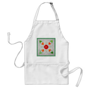 Whimsy Hearts Quilt - Block #2 Adult Apron
