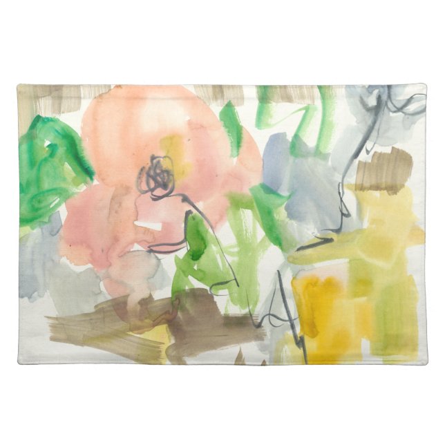 Whimsy in The Garden II Cloth Placemat (Front)