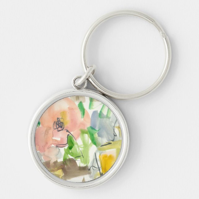 Whimsy in The Garden II Keychain (Front)