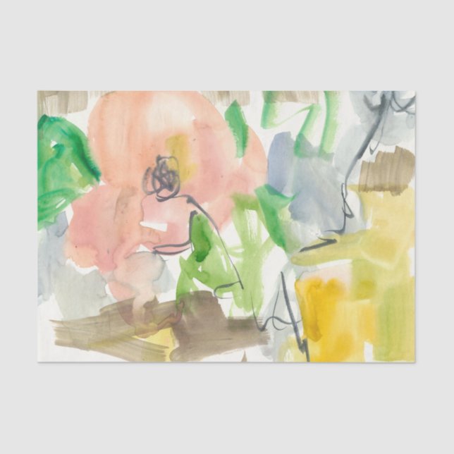 Whimsy in The Garden II Tissue Paper (Front)