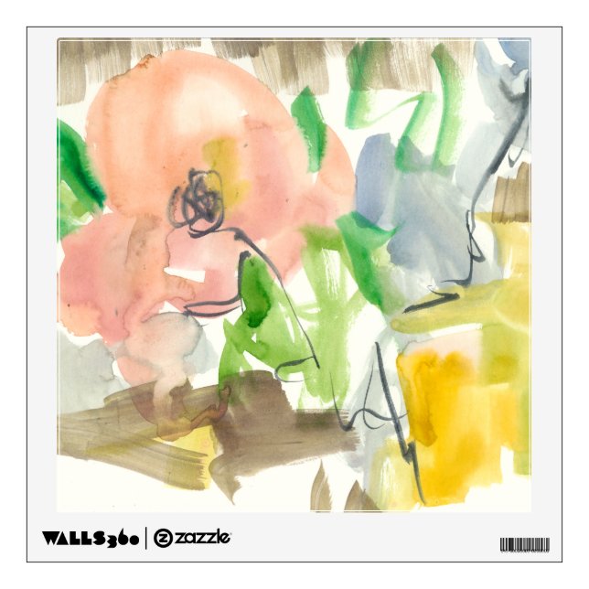 Whimsy in The Garden II Wall Decal (Front)