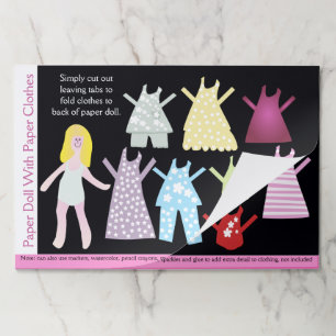 Whimsy Little Paper Doll Large Tearaway Paper Pad
