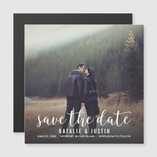 Whimsy Photo Save the Date Announcement