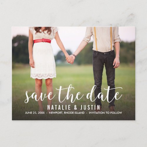 Whimsy Photo Save the Date Announcement