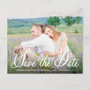 Whimsy Photo Save the Date Announcement Postcard