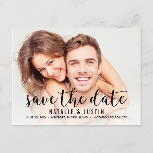 Whimsy Photo Save the Date Announcement Postcard