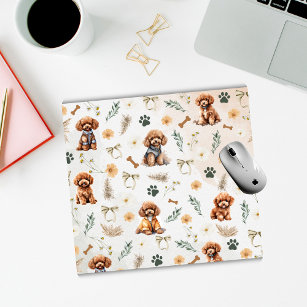 Whimsy Poodle Pizzazz Mousepad