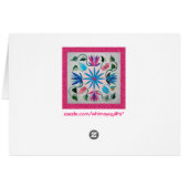 Whimsy Quilt Cards (Back Horizontal)