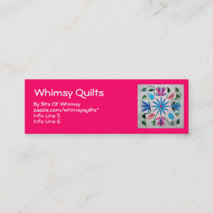 Whimsy Quilt Mini Business Card