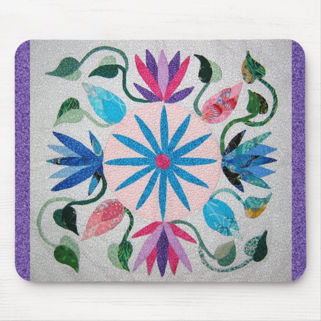 Whimsy Quilt Mouse Pad (Front)
