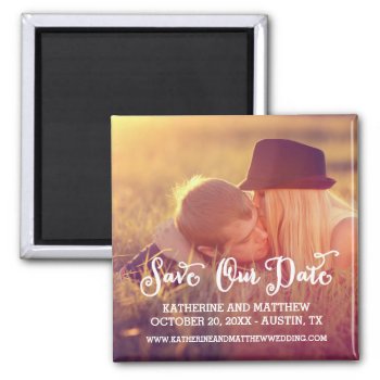 Whimsy | Save The Date Magnet by epclarke at Zazzle