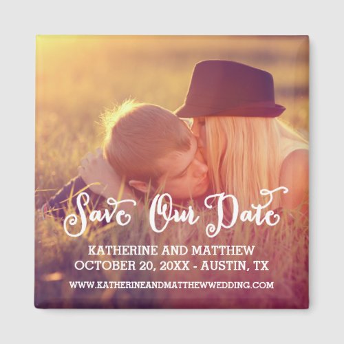 Whimsy  Save the Date Magnet