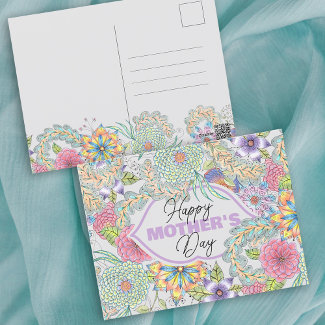 Whimsy Spring Blossoms and Greenery Mother's Day