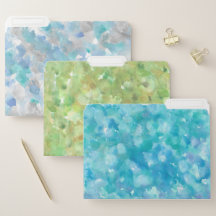 Whimsy Springy Misty Play Watercolor File Folders