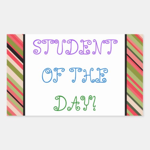 Whimsy STUDENT OF THE DAY Sticker