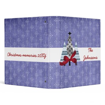 Whimsy trees Holiday Binder