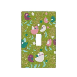 Whimsy Tweety Birds on Vines Light Switch Cover