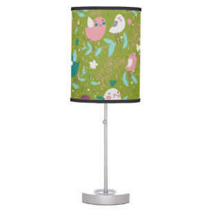 Whimsy Tweety Birds on Vines Table Lamp