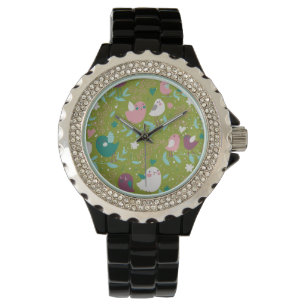 Whimsy Tweety Birds on Vines Watch