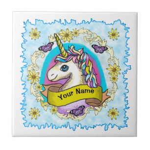 Whimsy Unicorn tile