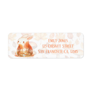 Whimsy Wilderness Critters - the Rabbit - Label
