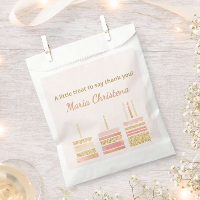 Whimsy & Wishes Birthday Favor Bag (Clipped)